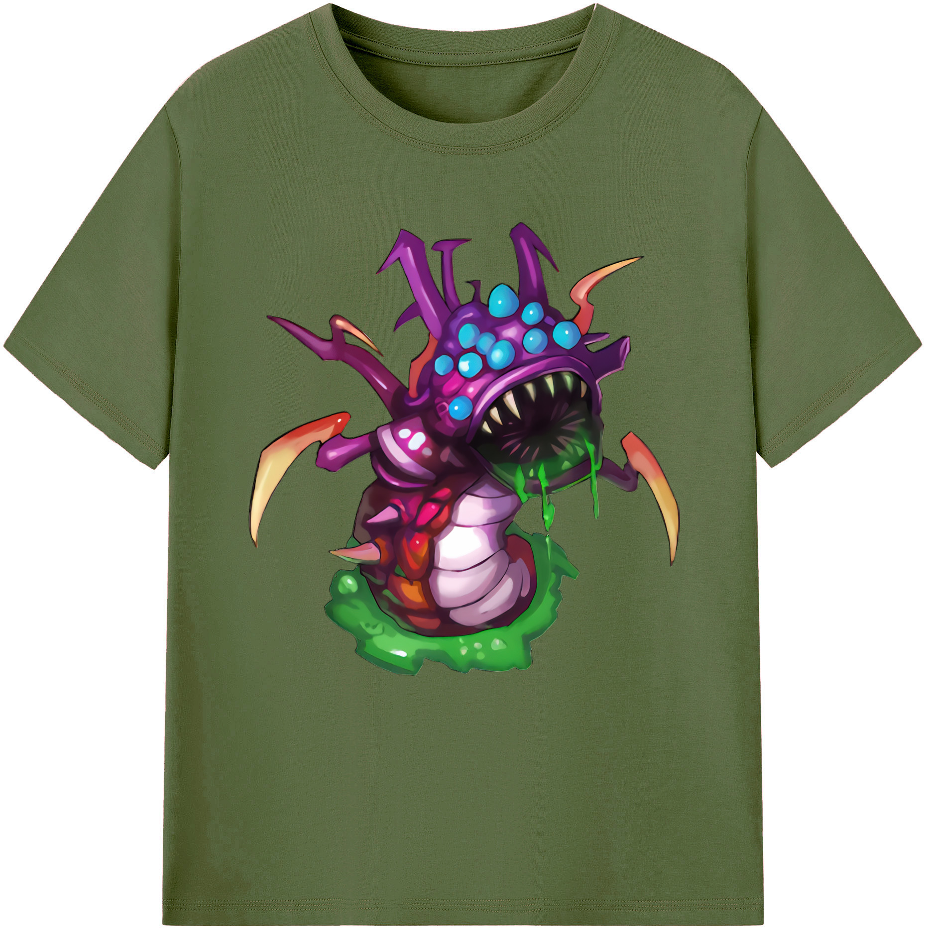 リーグ・オブ・レジェンド League of Legends LOL 綿100％半袖Tシャツ（フロントプリント）